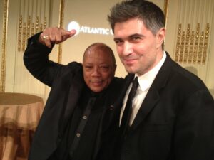 Peter and Quincy Jones (by Henry Cole)